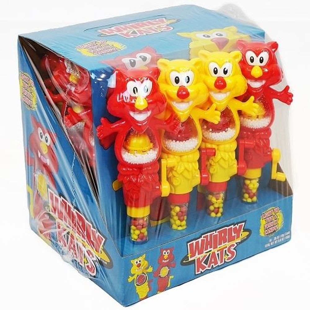 Whirly Kats Toy And Candy, Mastercase, 0.35 Ounce -- 64 Per Case