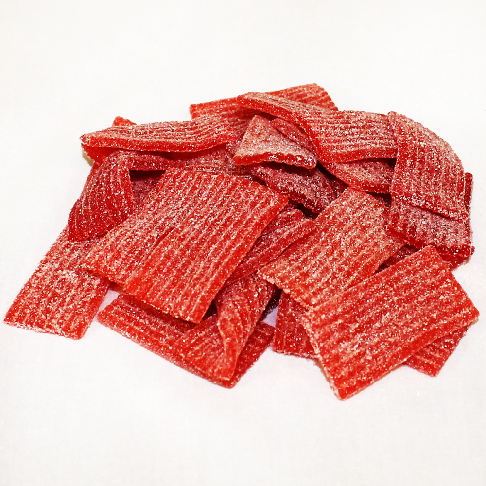 Rips Bite Size Rippin Reds Licorice Candy Pieces, 4 Ounce -- 12 Per Case