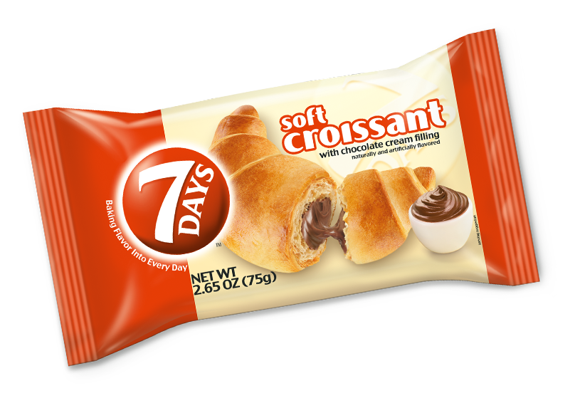 7 Days Chocolate Croissant, 6 Count -- 4 Per Case