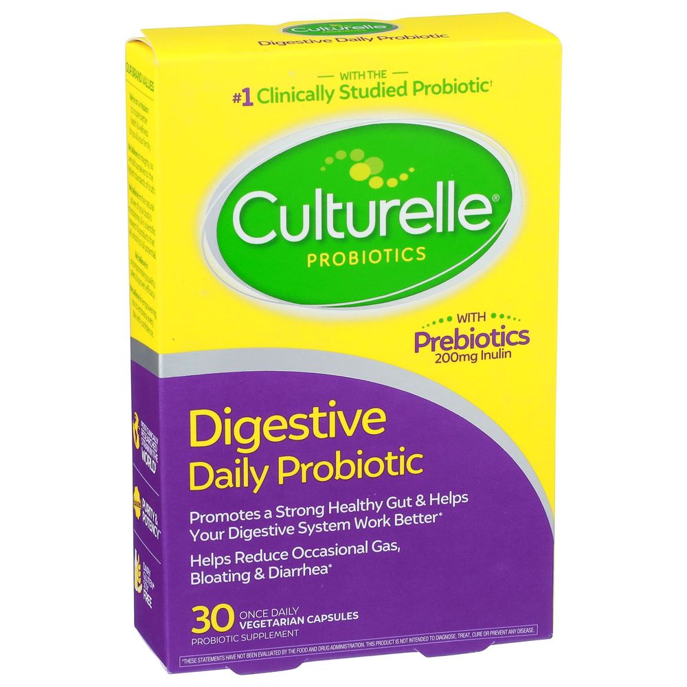 Culturelle Digestive Daily Probiotic Vegetarian Capsules, 30 Count -- 3 Per Case
