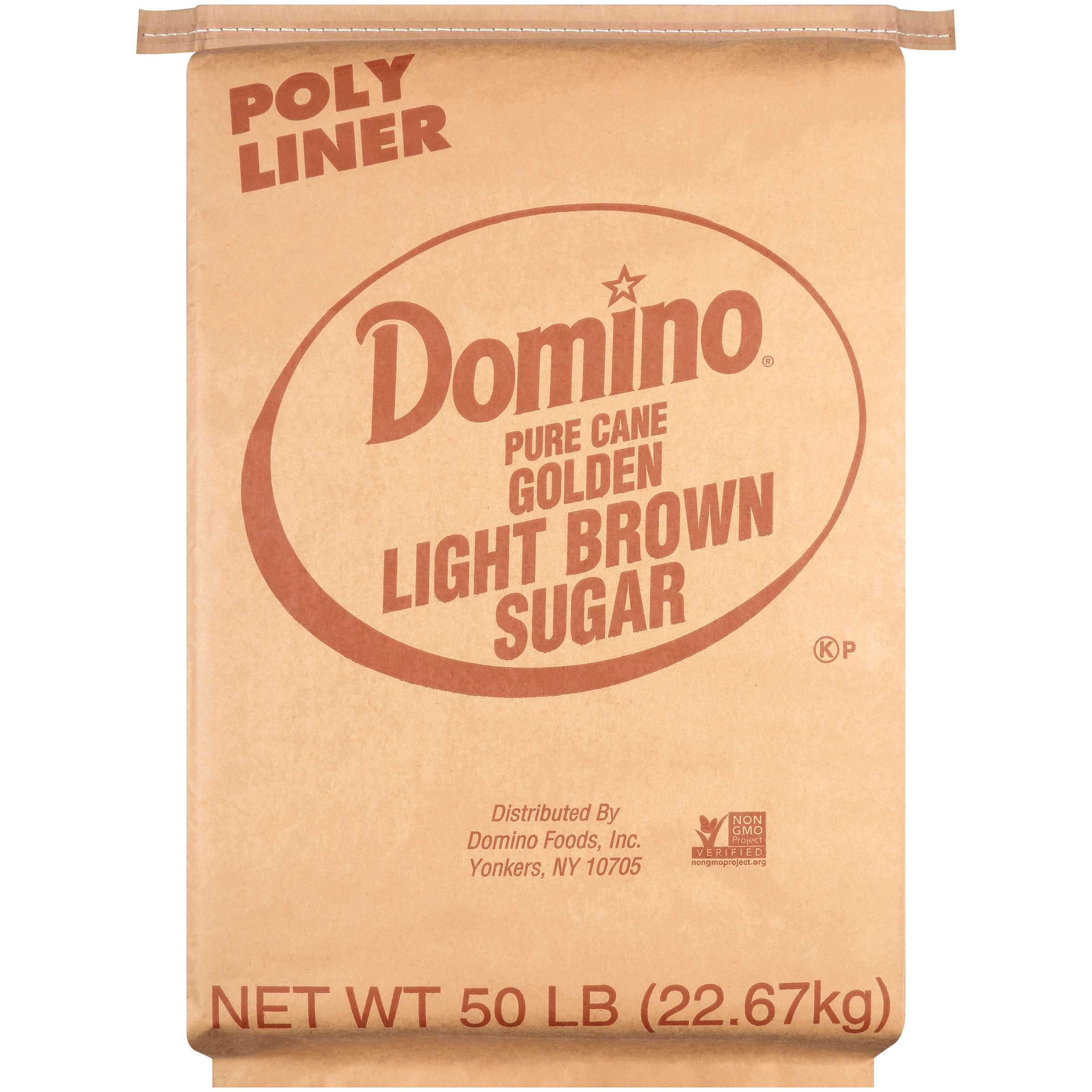 Domino Light Brownsugar, 50 Pound