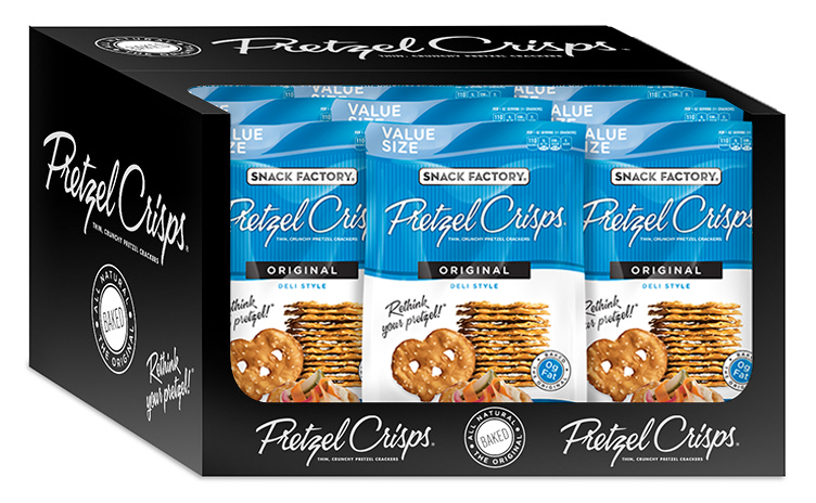 Snack Factory Deli Style Pretzel Crisps Case | FoodServiceDirect