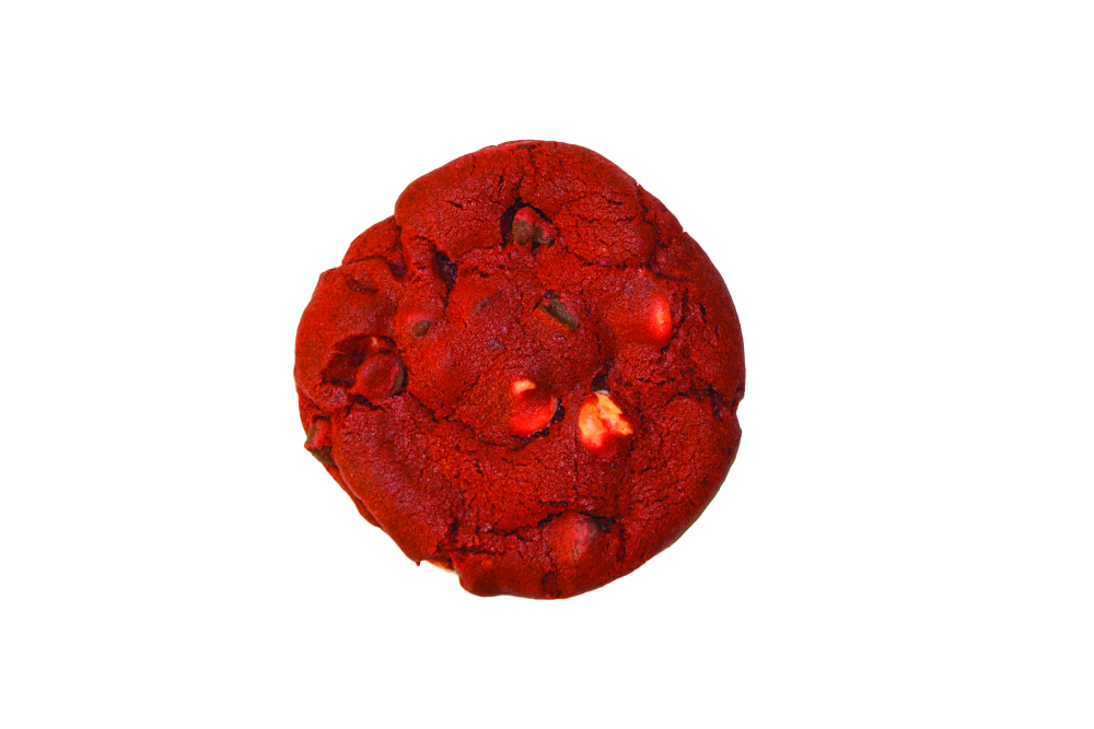 Davids Cookies Red Velvet Cookie Dough, 1.5 Ounce -- 216 per case.
