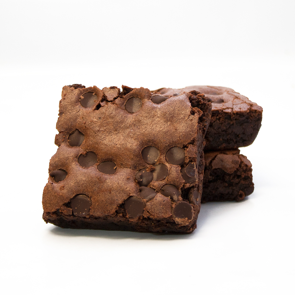David's Gluten Free Thaw N Sell Chocolate Chip Brownie Individually Wrapped, 3.5 Ounce -- 48 Per Case