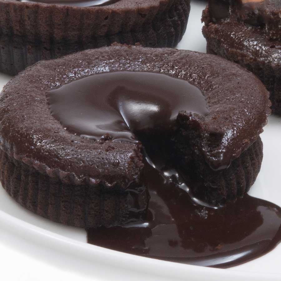 Bittersweet Pastries Chocolate Saucy Cake, 12 Count -- 2 Per Case