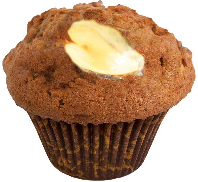 Davids Pumpkin Cheese Muffin, 6 Ounce -- 12 per case