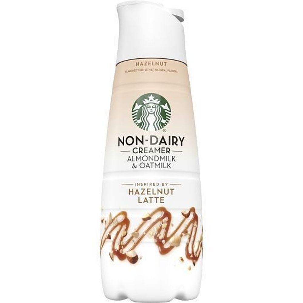 Starbucks Hazelnut Latte Almond Oat Creamer, 28 Fluid Ounce -- 6 Per Case