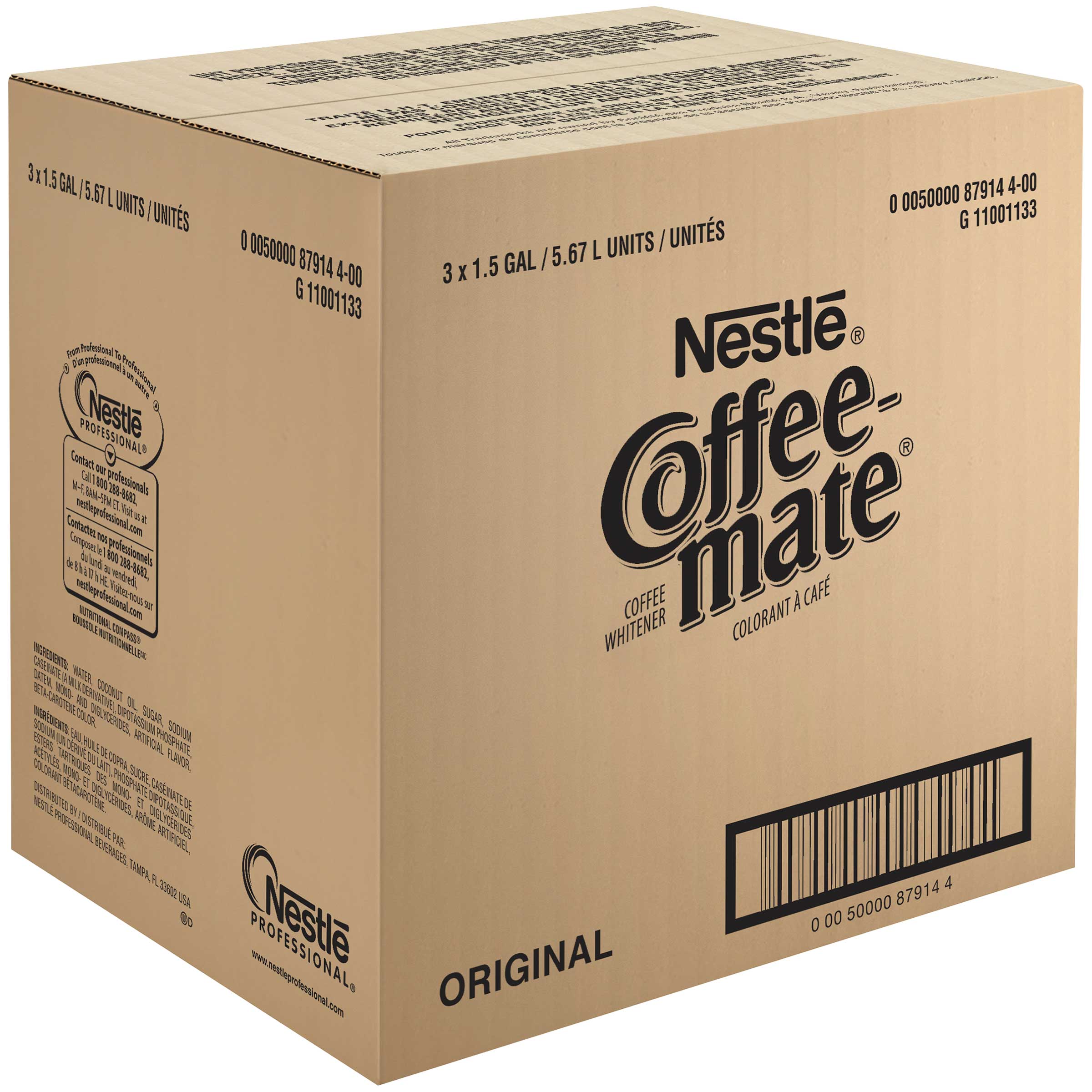 Nestle Original Liquid Coffee-mate Creamers - Carnation