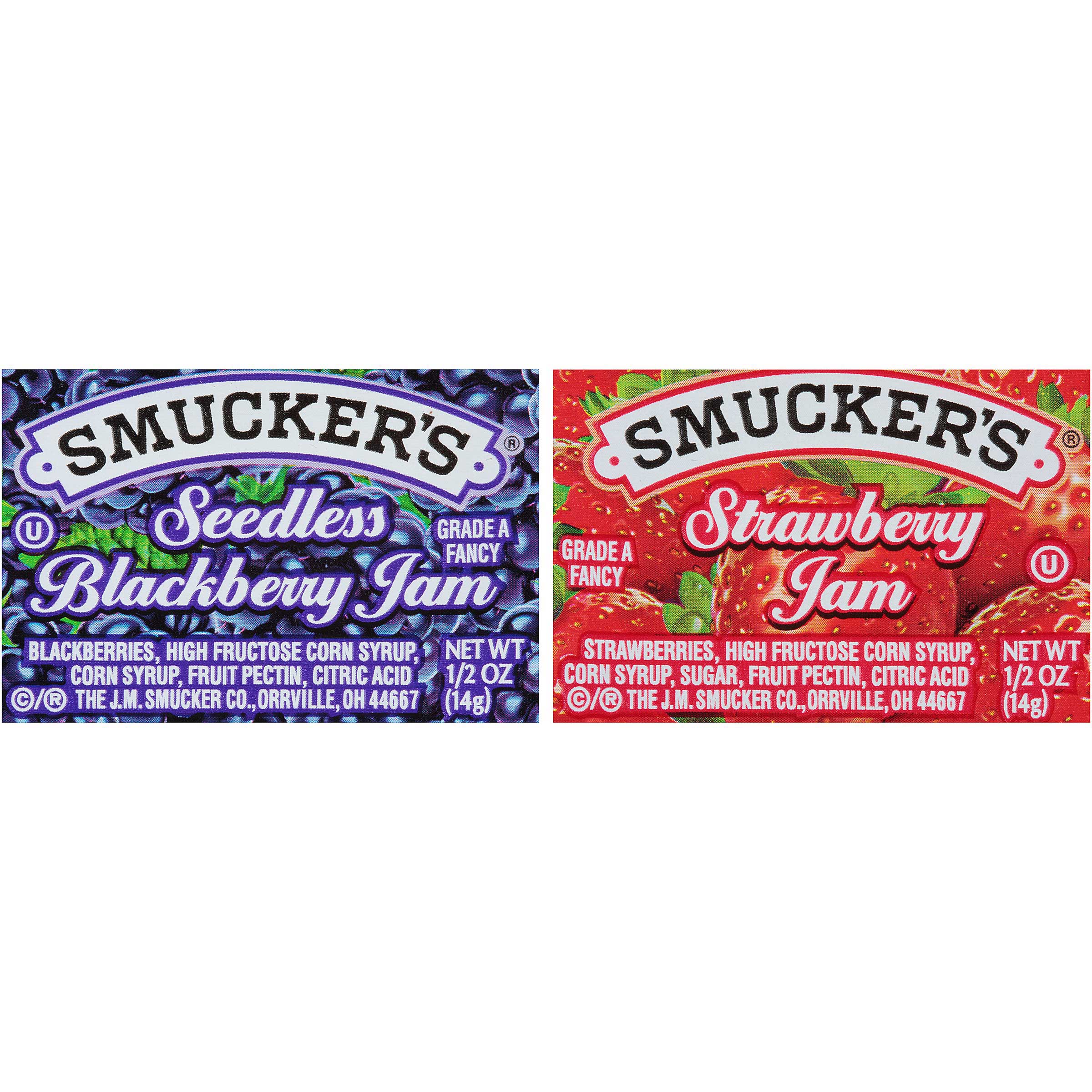 Smucker's Seedless Blackberry Jam, 1/2 Ounce -- 200 Per Case