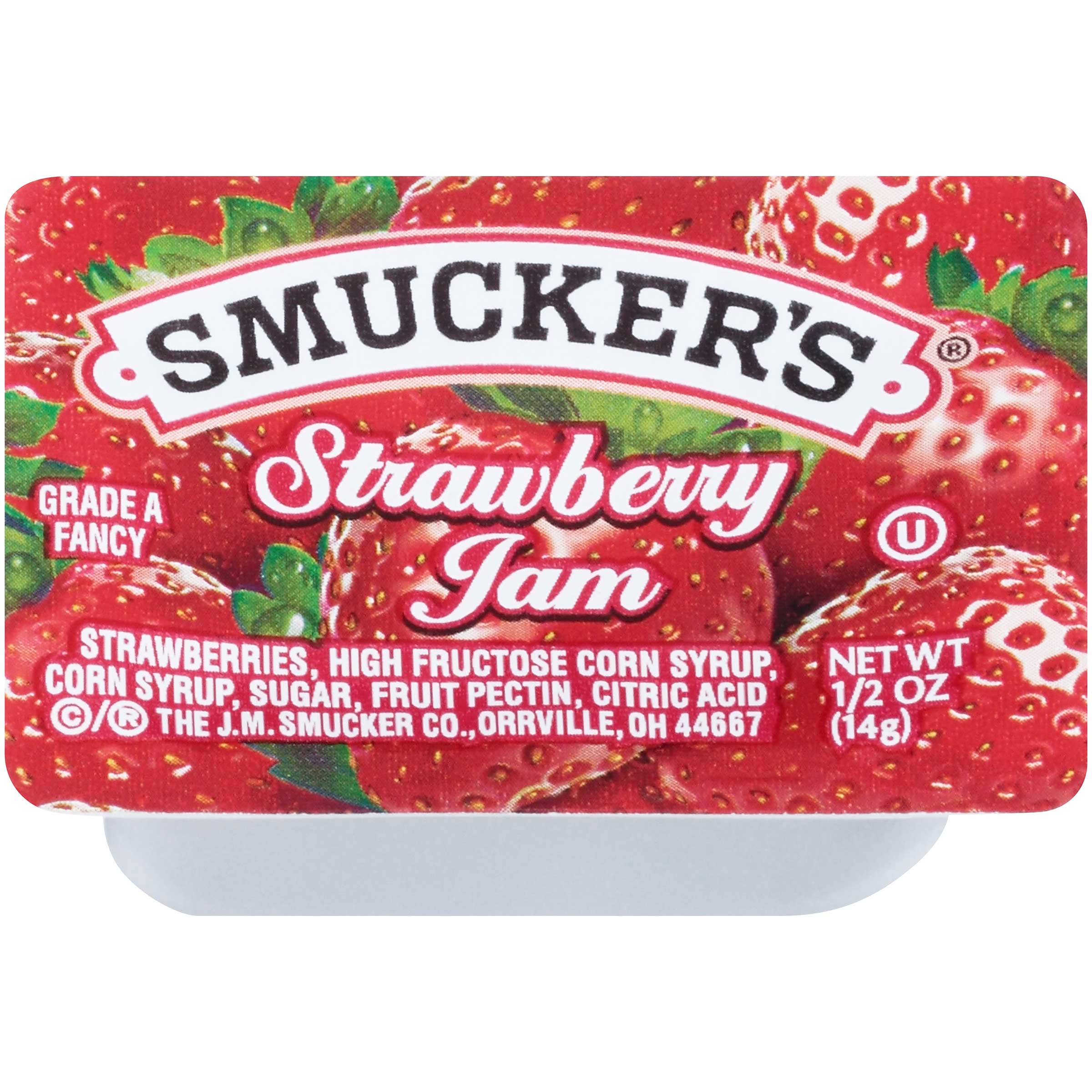 Smuckers Strawberry Jam, 0.5 Ounce -- 400 per case