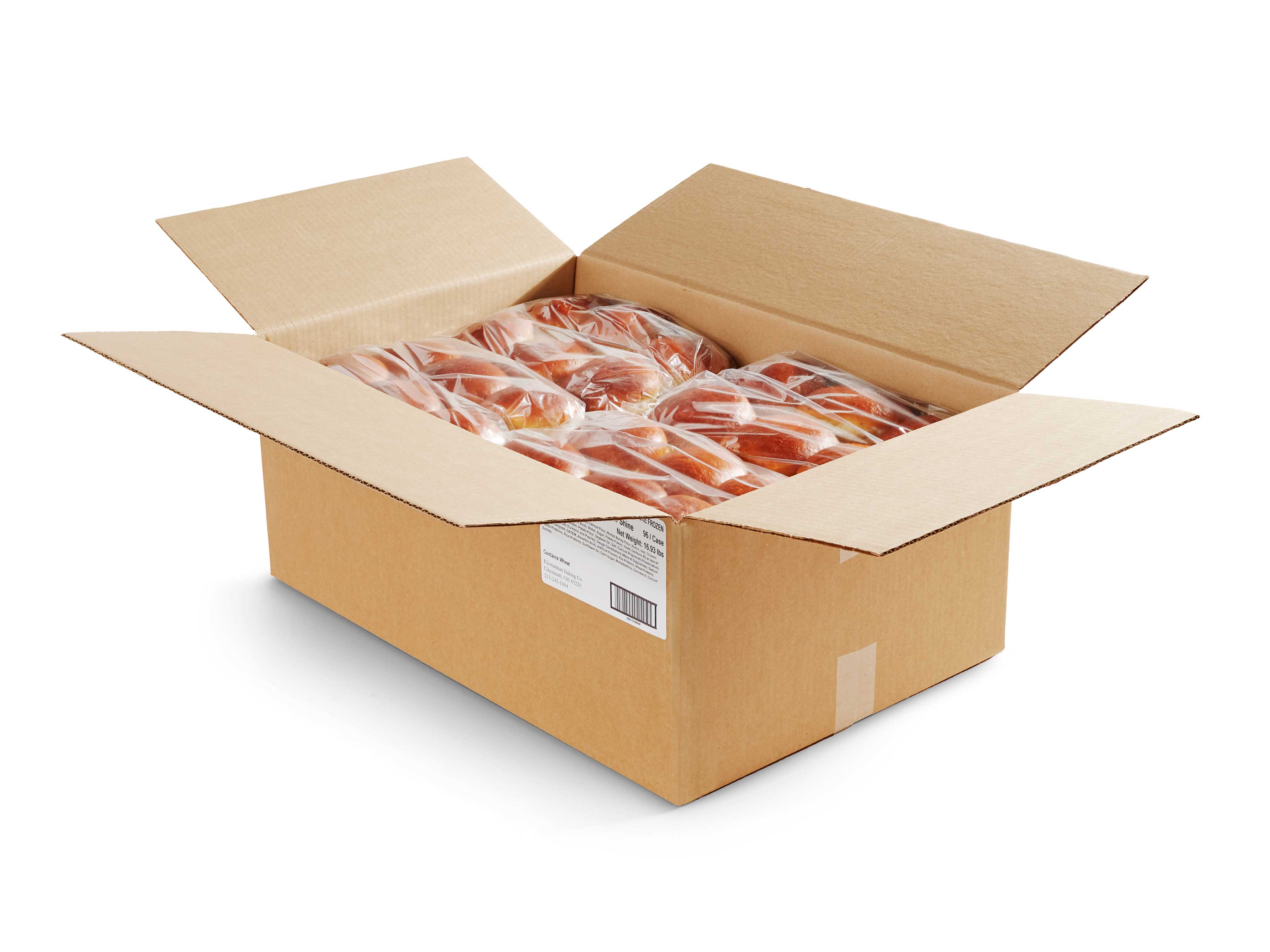 Klosterman Prebake Shine Round Potato Bun, 4.25 Inch -- 96 Per Case