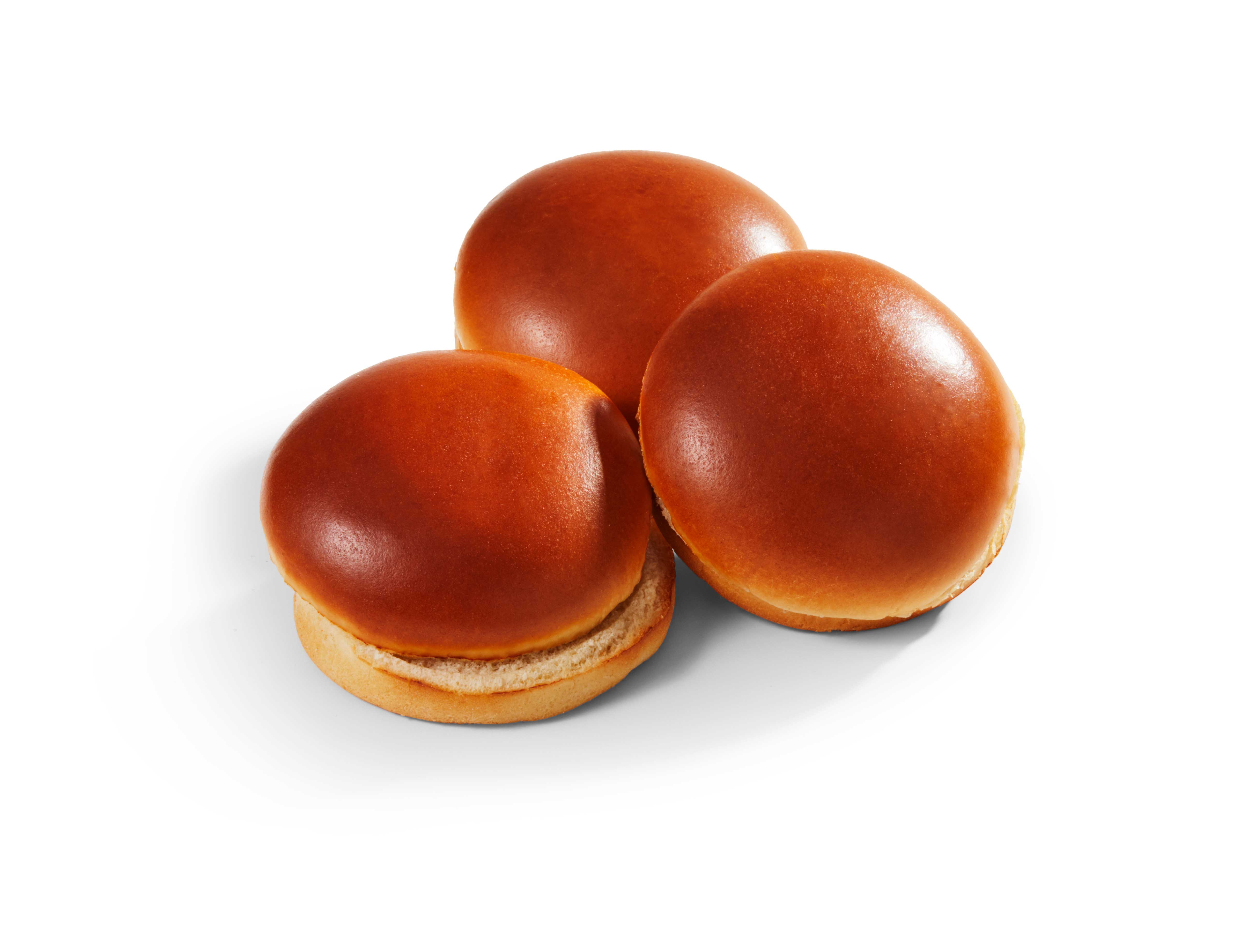 Klosterman Hamburger Bun with Shine, 4 inch -- 120 per case.
