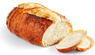 Klosterman 3/4 Inch Sliced Artisan Sourdough Batard Loaf, 2 Pound -- 8 Per Case