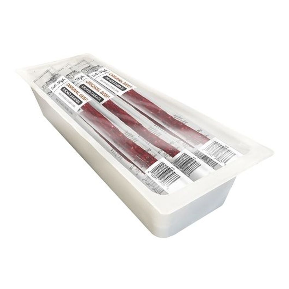 Tillamook Country Smoker Deli Style Original Beef Sticks In Trays -- 135 Per Case