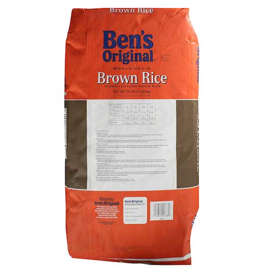 Ben's Original Whole Grain Brown Rice, 25 Pound