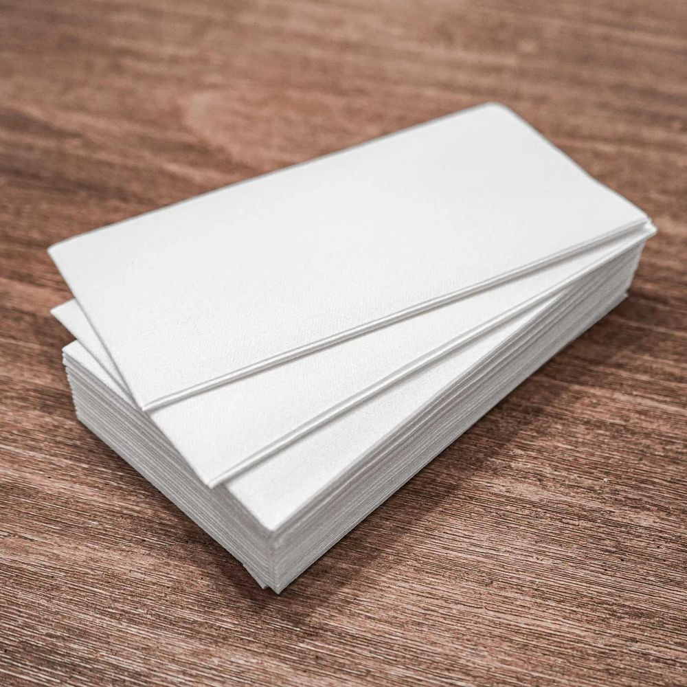 Morcon Airlaid Valay White 6 Fold 1-ply Guest Towel, 100 Count -- 5 Per Case