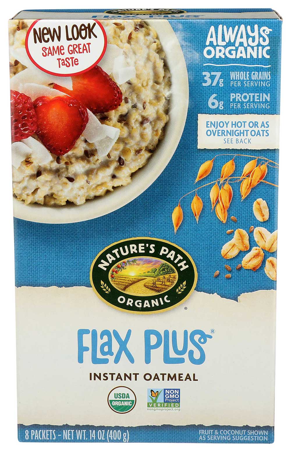 Nature's Path Organic Flax N Oat Hot Oatmeal, 14 Ounce -- 6 Per Case