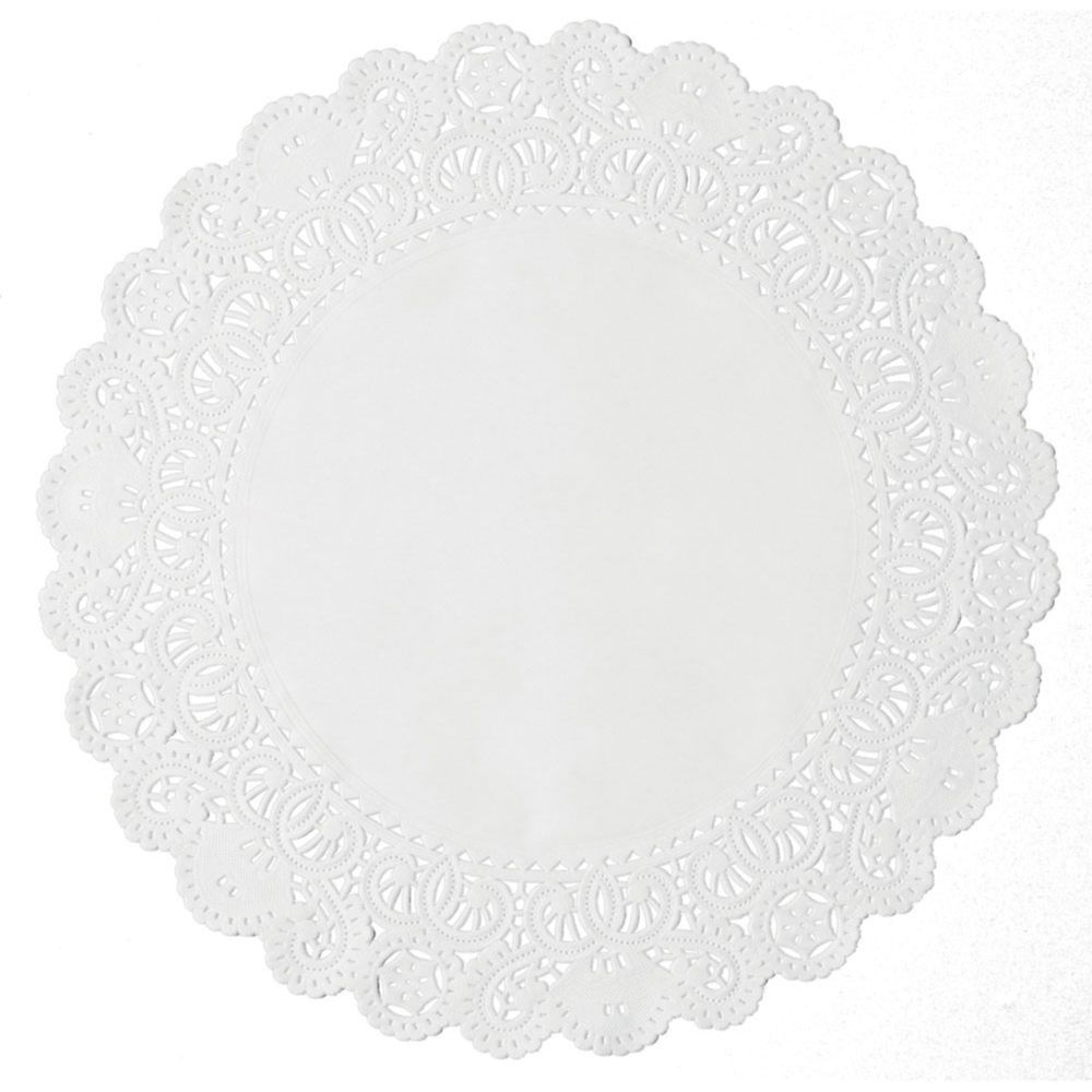 Lapaco Normandy White Paper Lace Doily, Smart Pack, 5 Inch -- 1000 Per Case