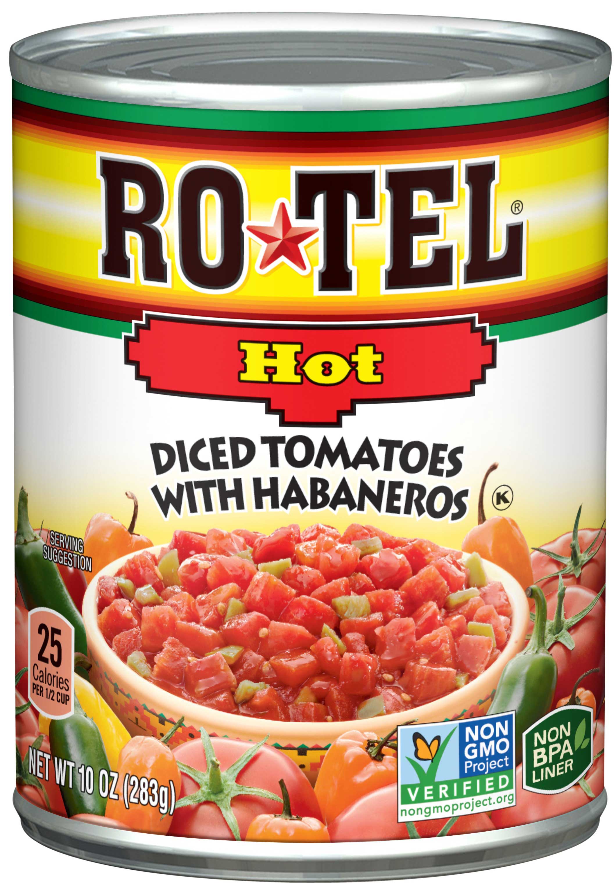 Ro Tel Extra Hot Diced Tomato, 10 Ounce -- 12 Per Case