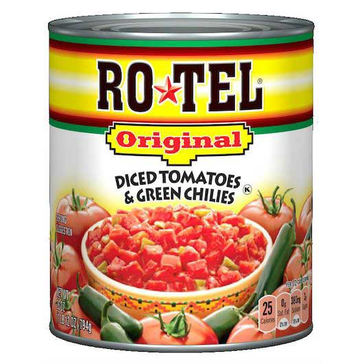 Ro*tel Original Diced Tomatoes And Green Chilies, 28 Ounce -- 12 Per Case