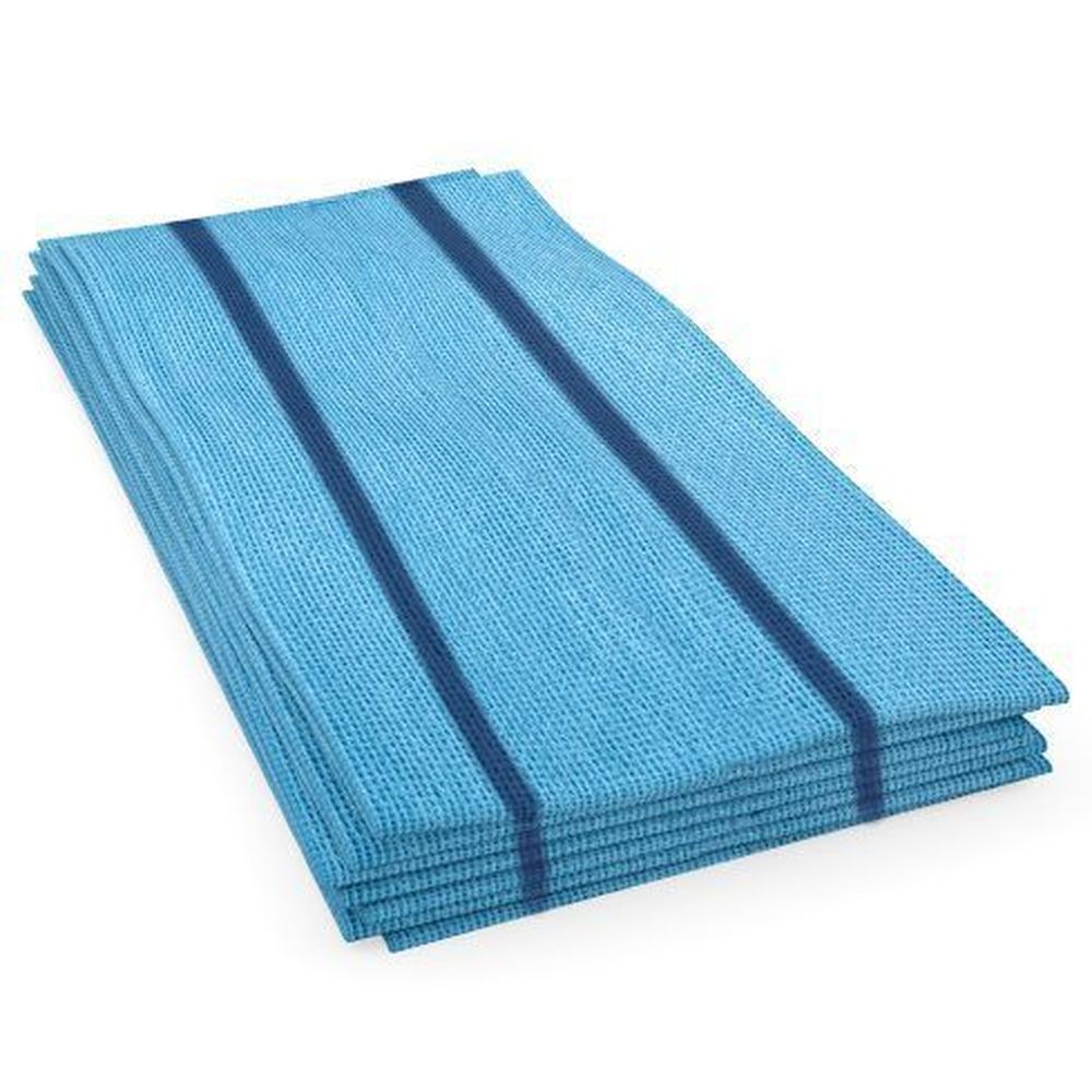 Cascades Pro Tuff-job Sky Blue Quarter Fold Antimicrobial Food Wiper, 12 X 24 Inch -- 150 Per Case