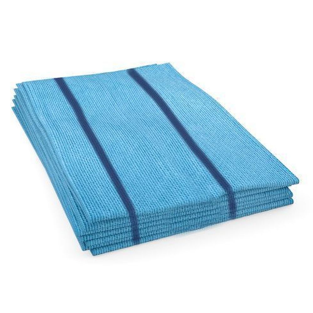 Cascades Pro Tuff-job Sky Blue Quarter Fold Antimicrobial Food Wiper, 12 X 21 Inch -- 150 Per Case