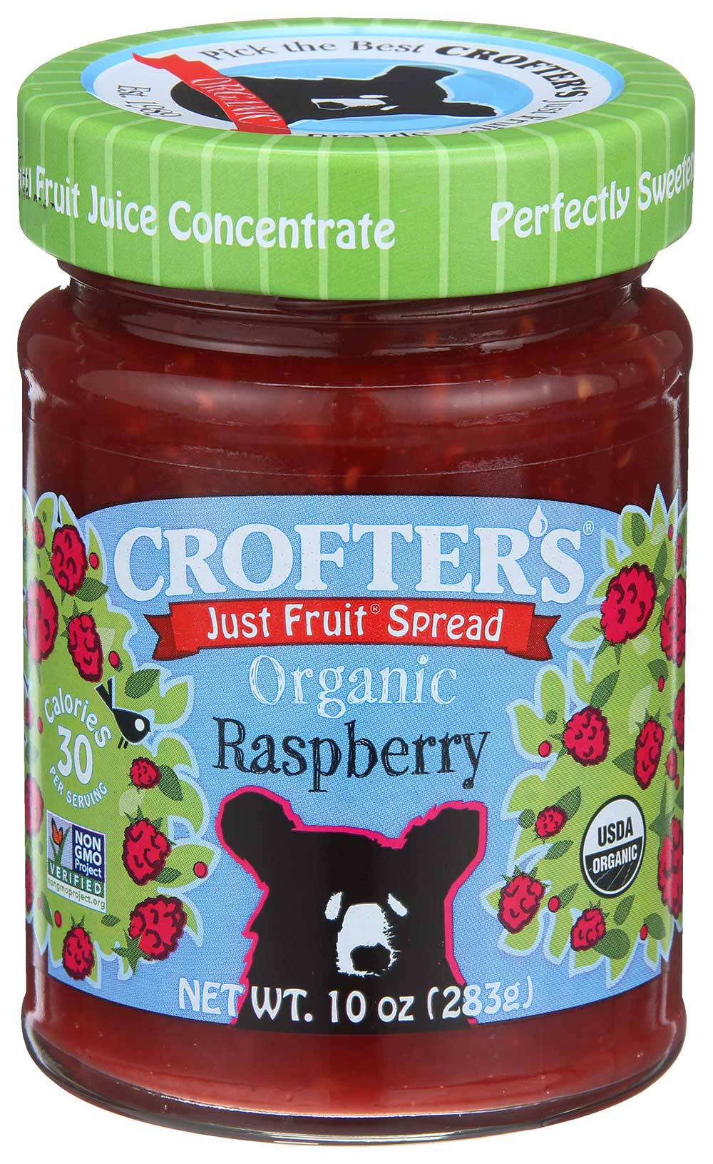 Crofter's Organic Raspberry Fruit Spread, 10 Ounce -- 6 Per Case