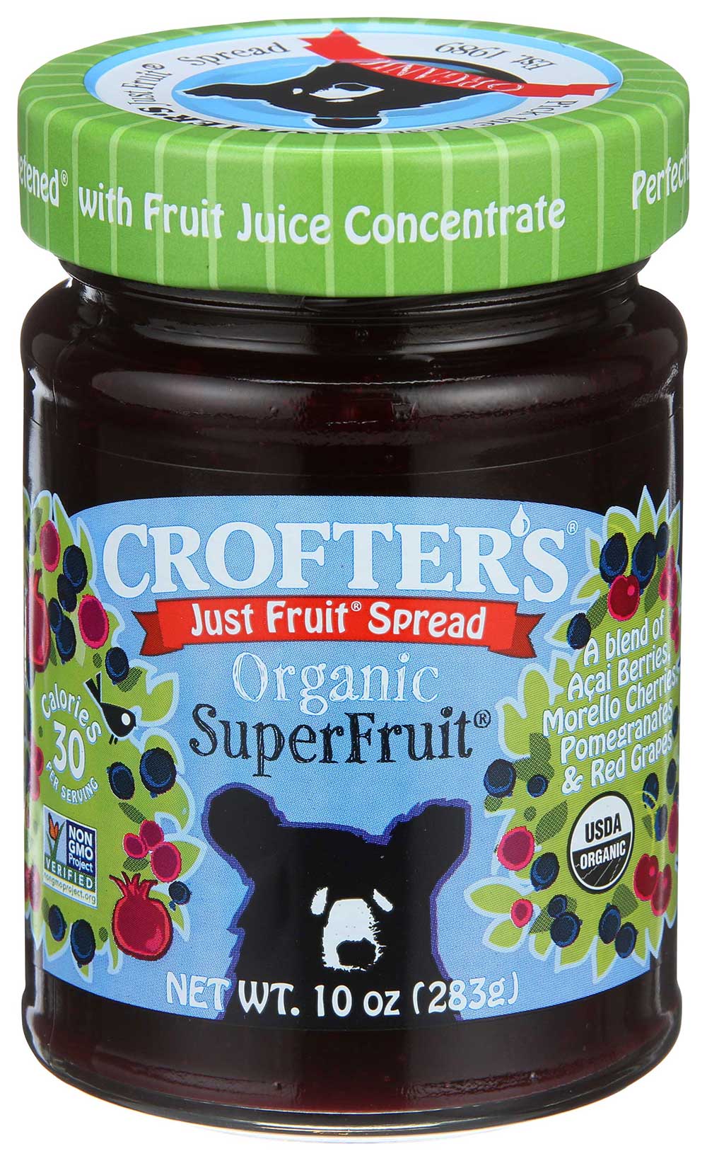 Crofter's Organic Super Fruit Spread, 10 Ounce -- 6 Per Case