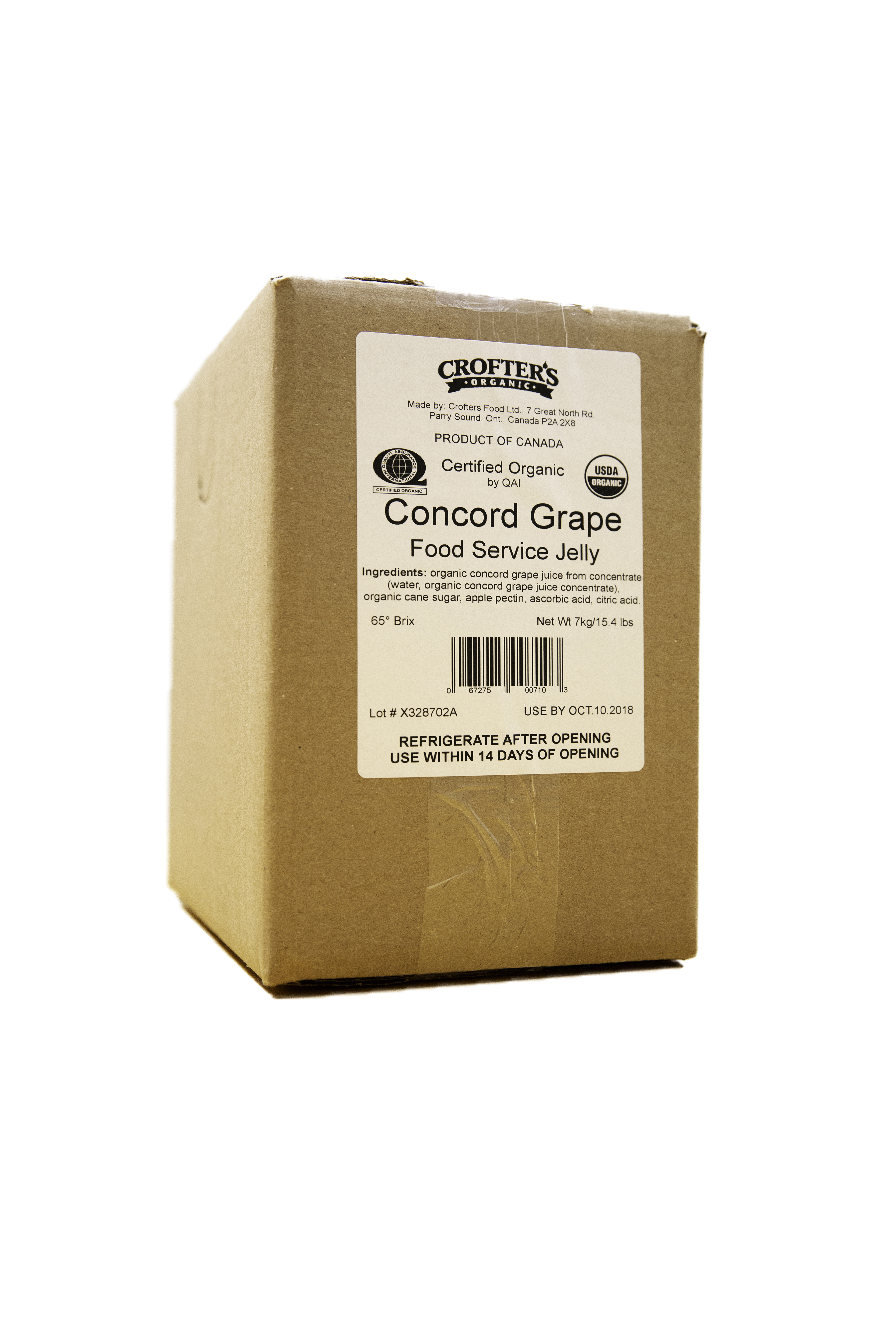 Crofter's Organic Grape Jelly, 7.2 Kilogram
