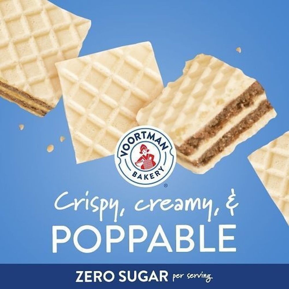 Voortman Zero Sugar Mini Chocolate Wafer, 6.5 Ounce -- 6 Per Case