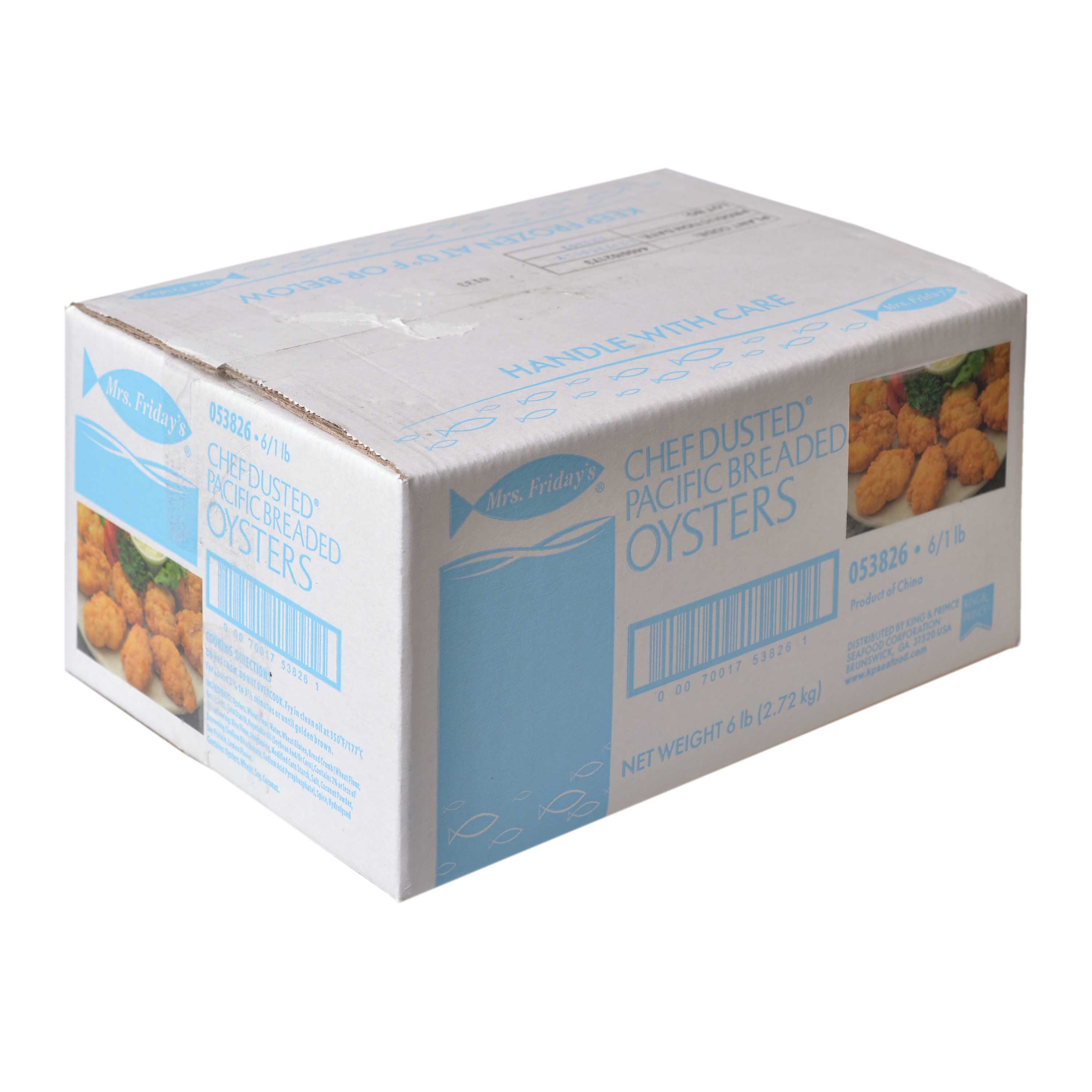 Mrs. Friday's Pacific Chef Dusted Oyster, 20/35, 1 Pound -- 6 Per Case