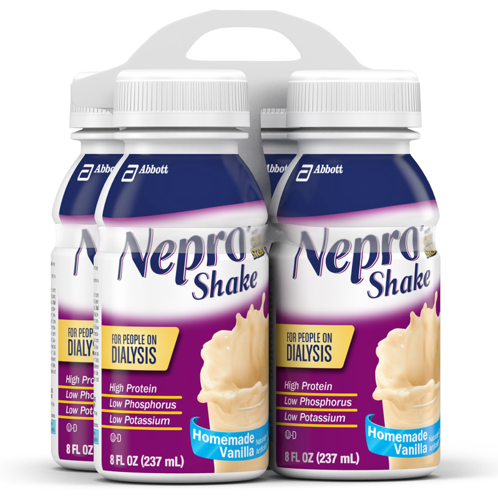Nepro Vanilla Nutrition Shake, 8 Fluid Ounce Bottle -- 16 Per Case