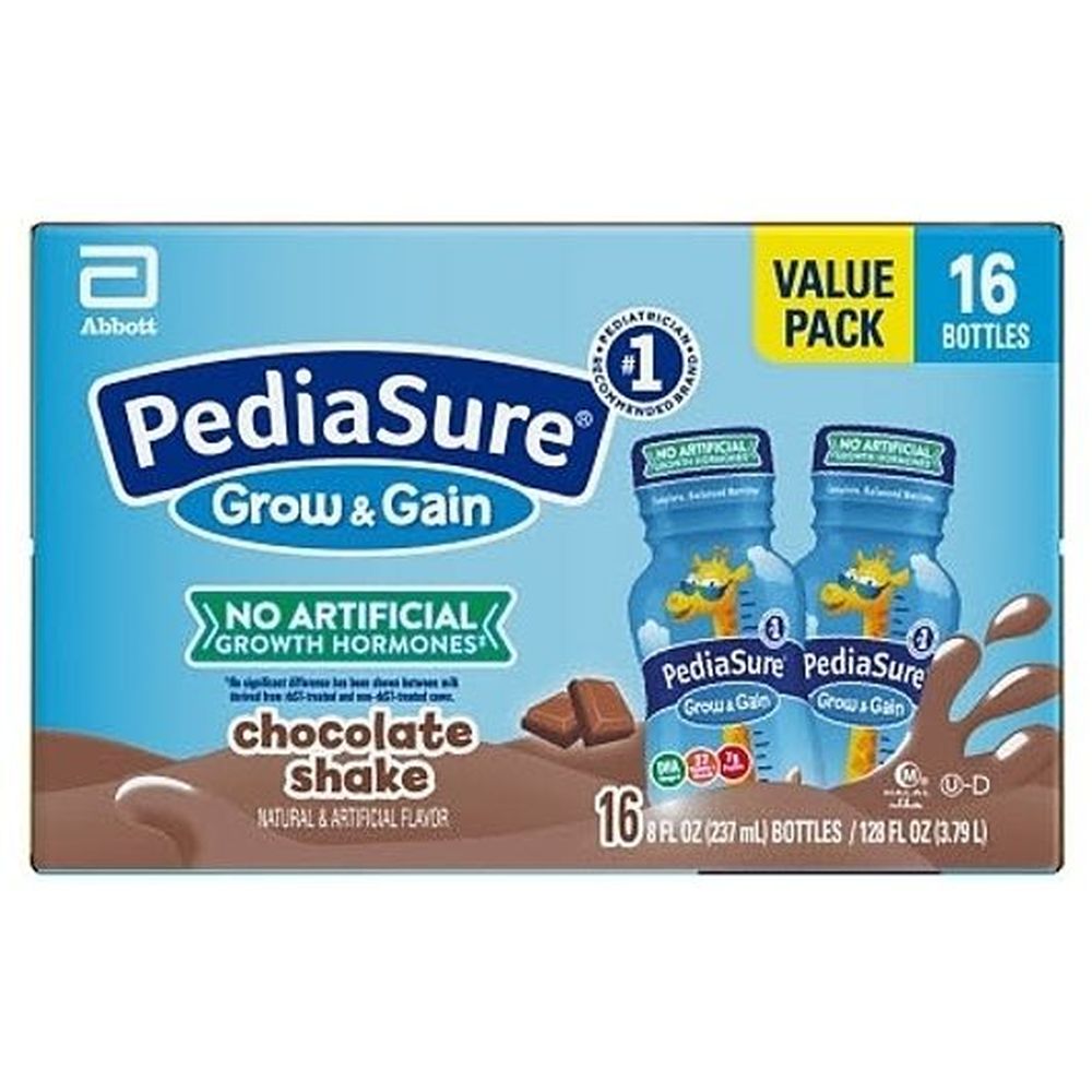 Pediasure Chocolate Shake, 8 Fluid Ounce Bottle -- 16 Per Case