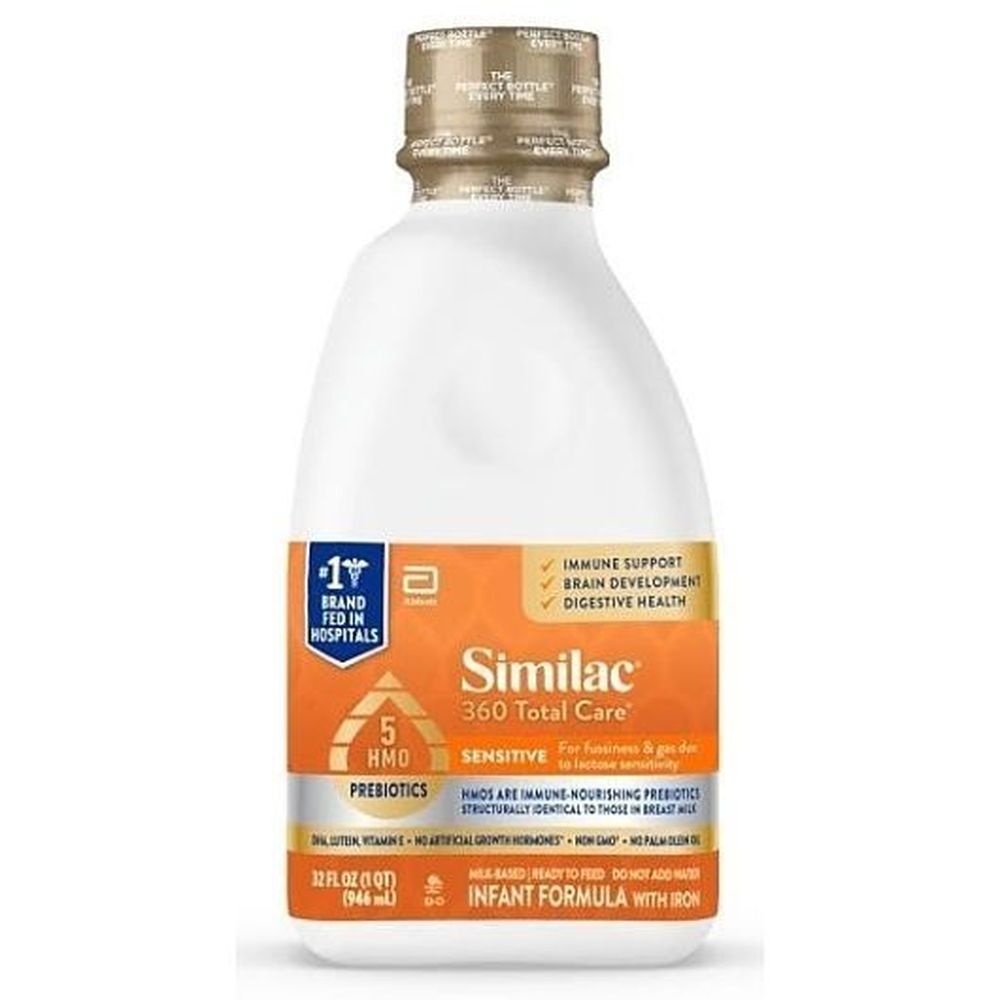 Similac Case Similac 360 Total Care Sensitive For Fussiness and Gas Milk Base Ready ...