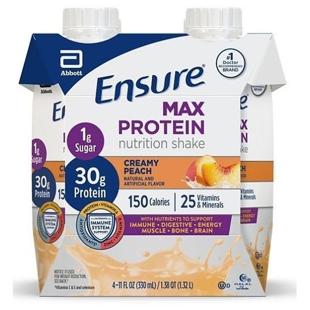 Ensure Max Protein Creamy Peach Nutrition Shake - Tetra Pack, 330