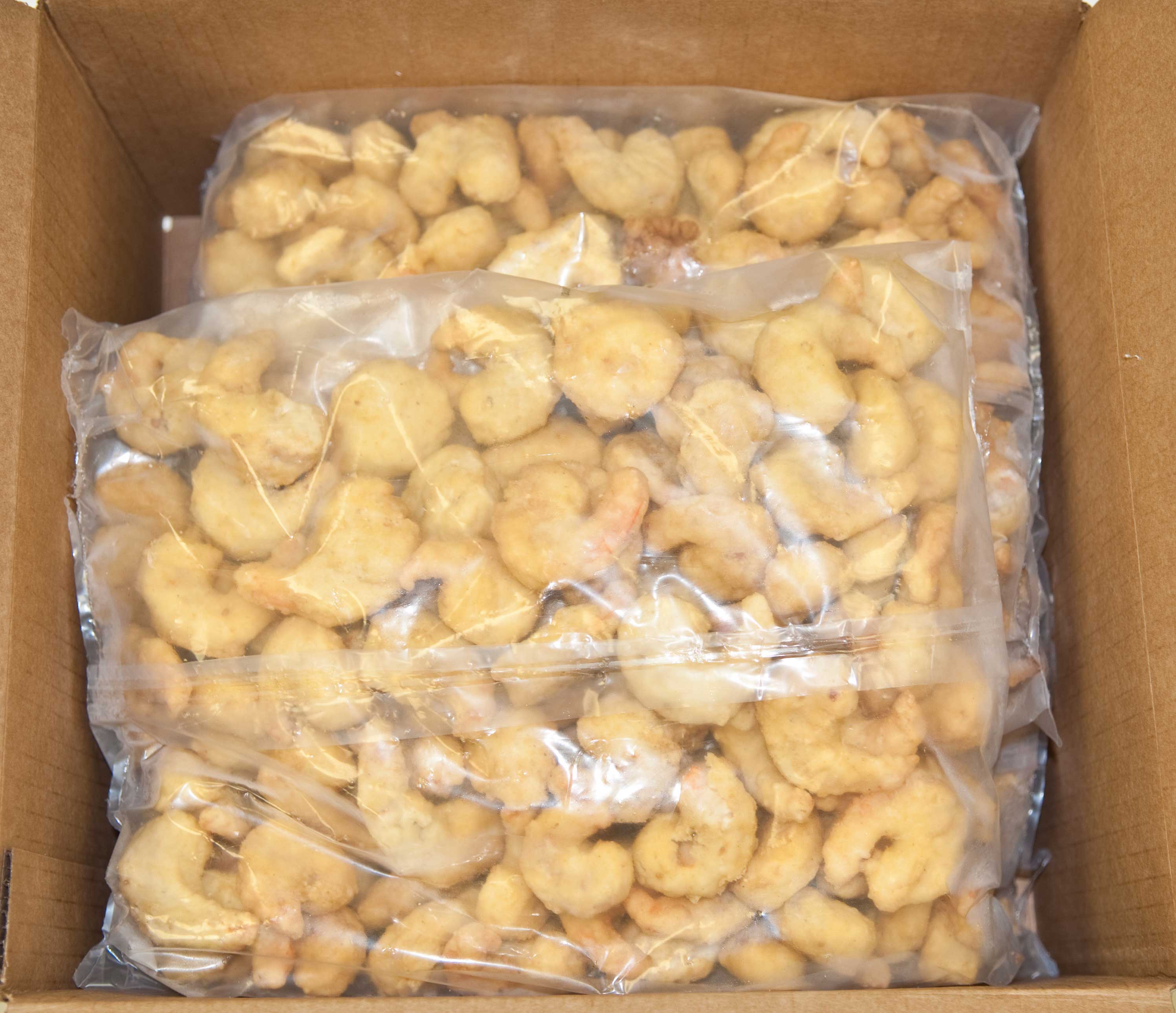 Singleton Oven Ready Popcorn Breaded Shrimp, 2.5 Pound -- 2 Per Case