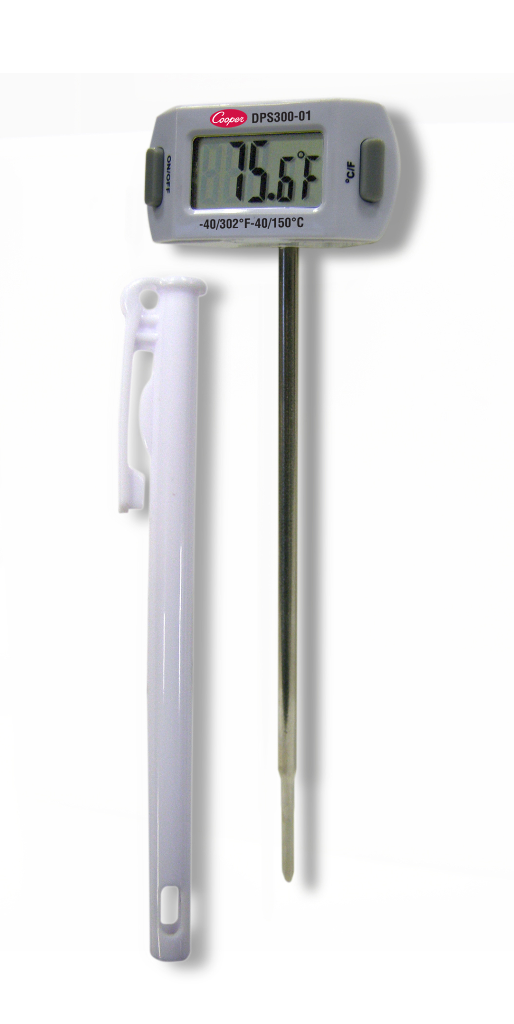 Cooper-atkins Dps300 Series, Swivel Head Digital Pocket Thermometer, Display Type/size: .25 Inch / 12.7 Mm Lcd