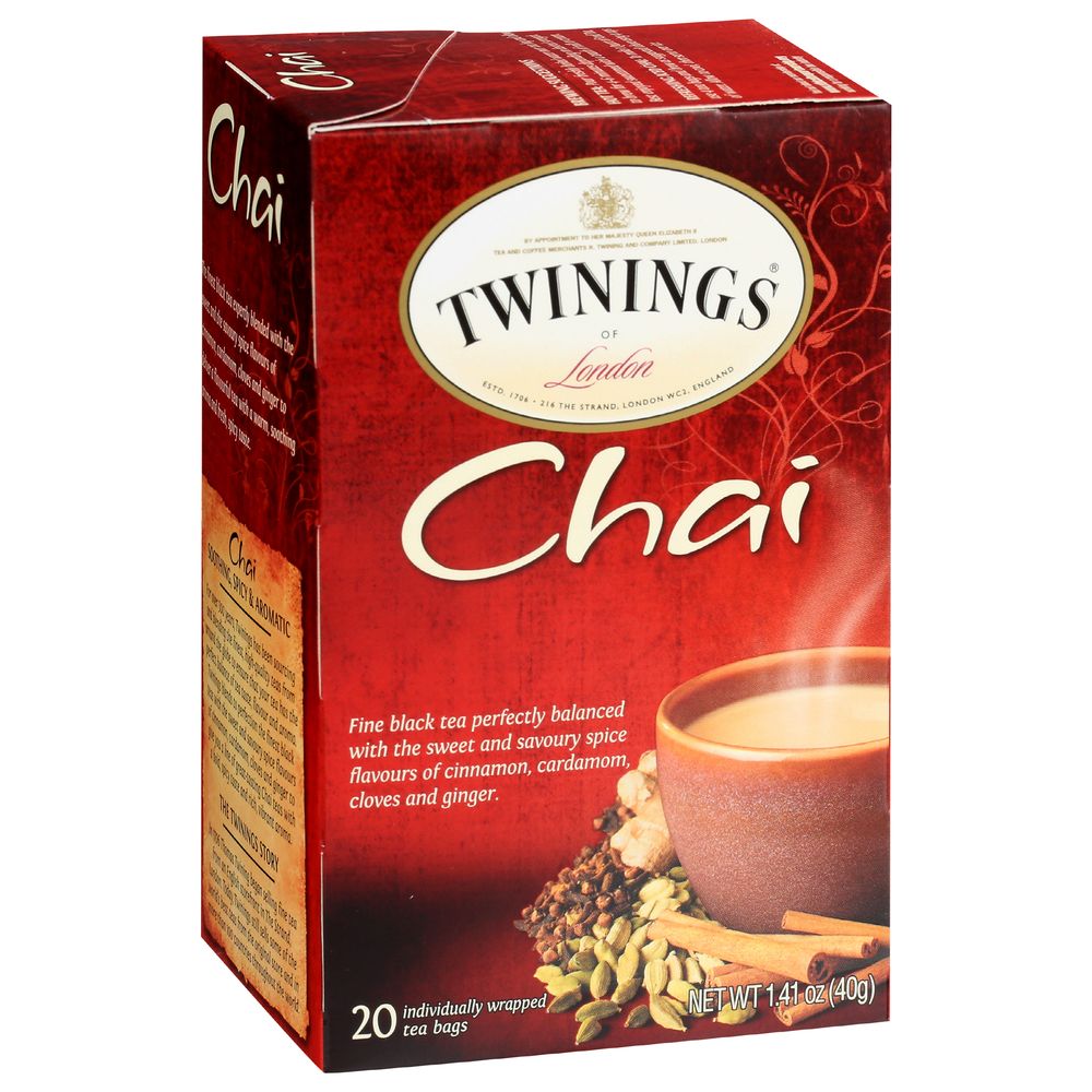 Twinings Chai Tea, 20 Count -- 6 Per Case