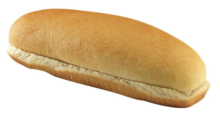 Flowers Foods Sliced Hot Dog Bun With Whole Grains, 6 Inch -- 12 Per Case