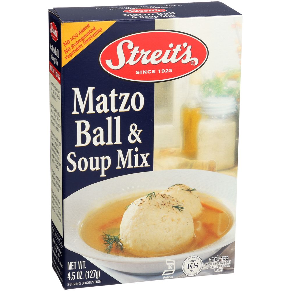 Streit's Matzo Ball And Soup Mix, 4.5 Ounce -- 12 Per Case