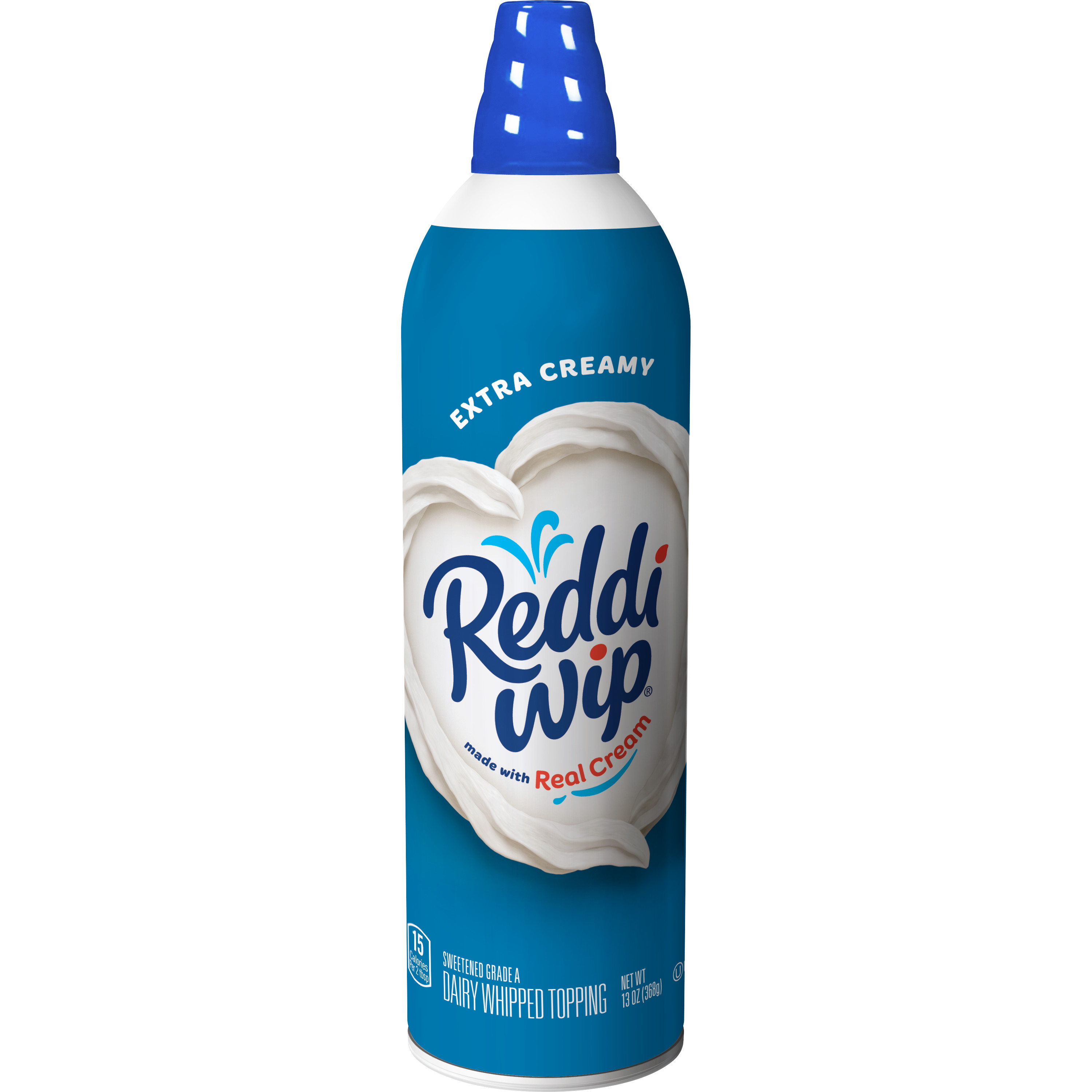 Reddi-wip Extra Creamy Dairy Whipped Topping, 13 Ounce -- 12 Per Case