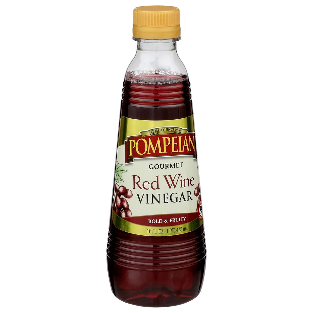 Pompeian Gourmet Red Wine Vinegar, 16 Fluid Ounce -- 6 Per Case
