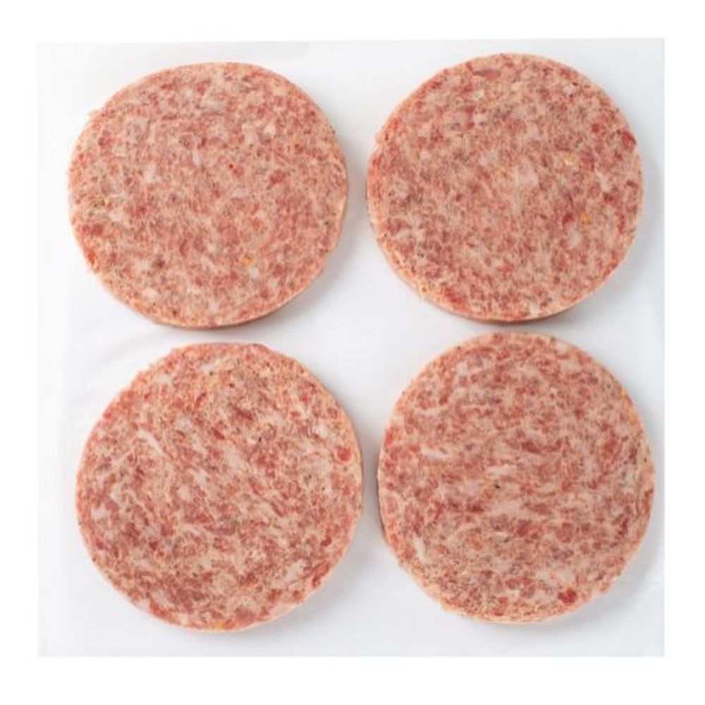 Purnells Old Folks 5.3:1 Spicy Med Premium Sausage Patty, 64 Count