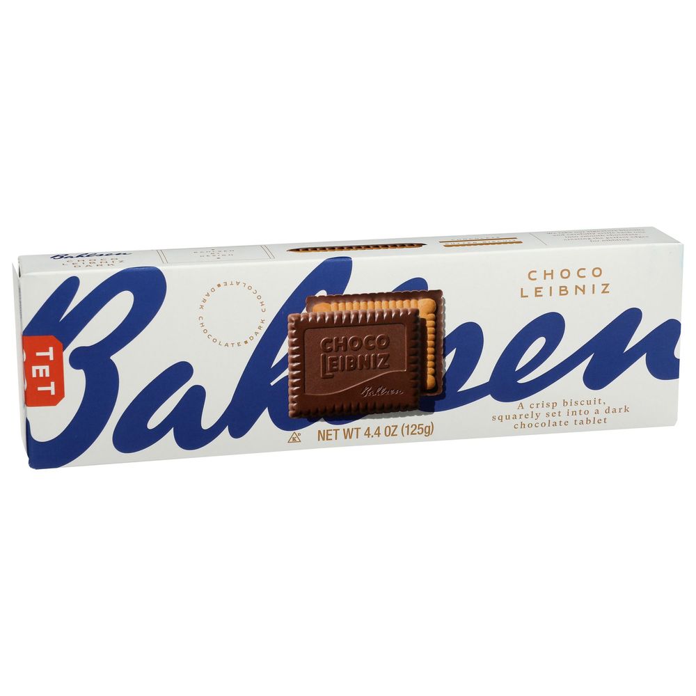 Bahlsen Choco Leibniz Butter Biscuit Covered Dark Chocolate, 4.4 Ounce -- 12 Per Case