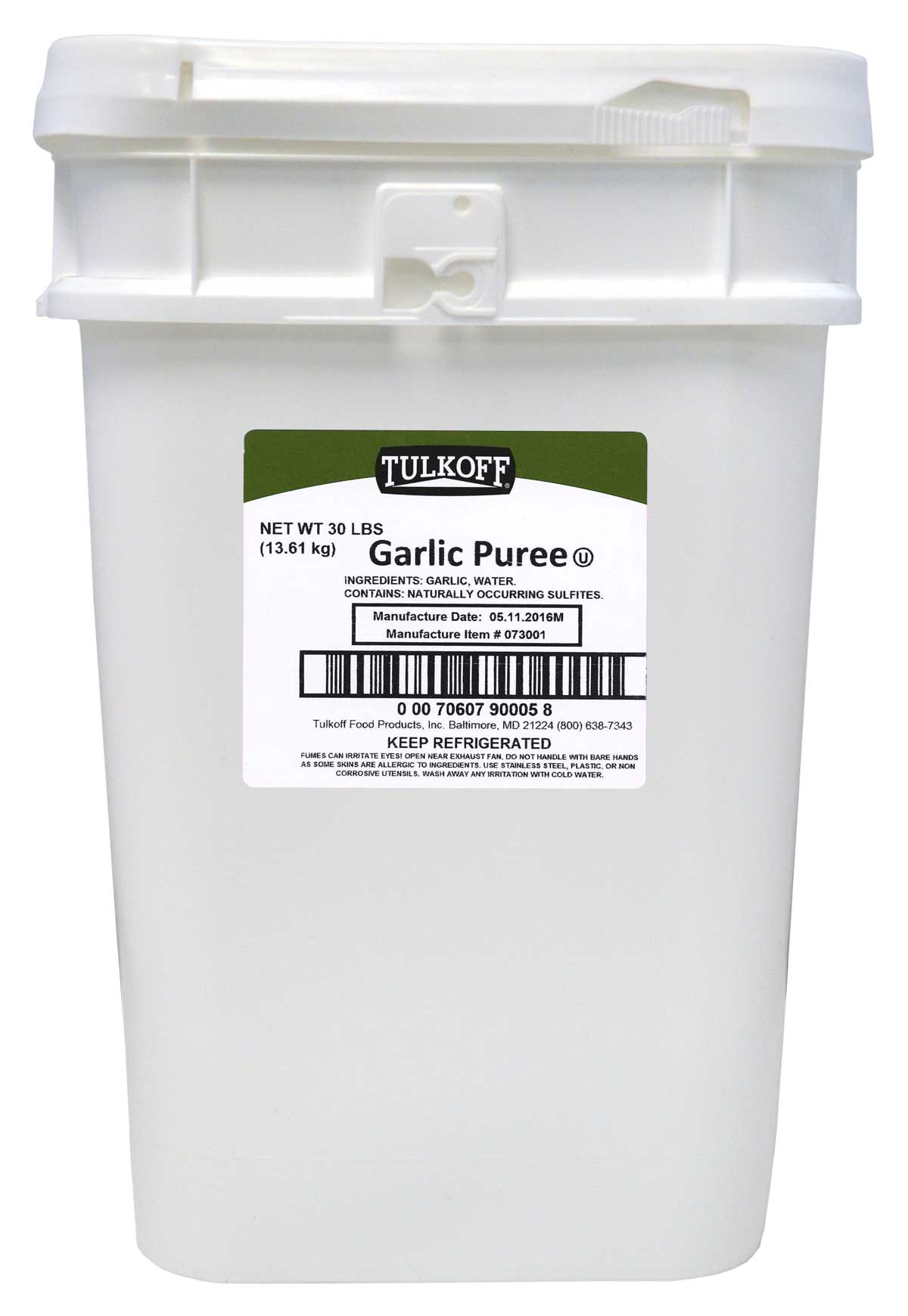 Tulkoff Garlic Puree, 30 Pound