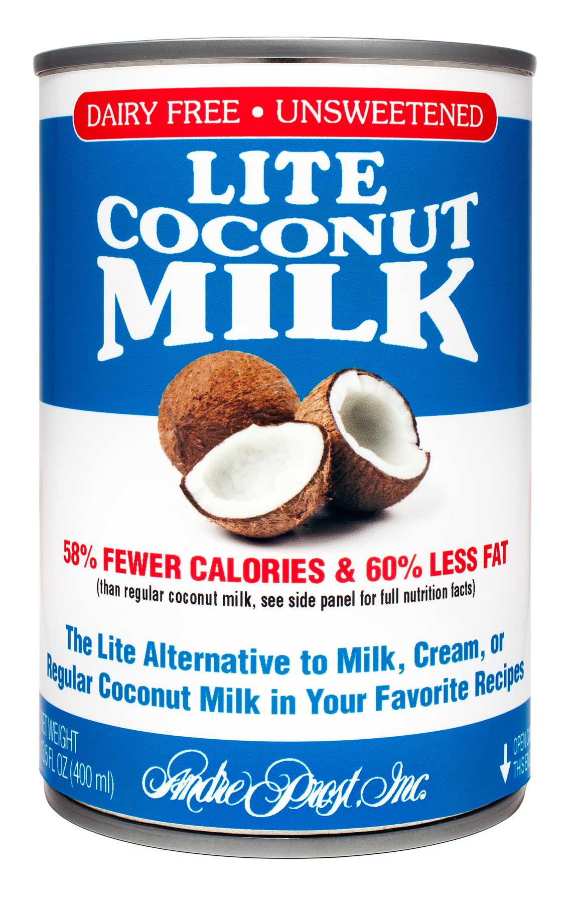 Andre Prost Lite Coconut Milk, 13.5 Fluid Ounce -- 12 Per Case