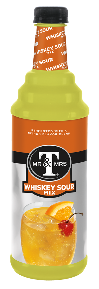 Mr & Mrs T Whiskey Sour Mix, 1 Liter -- 6 Per Case