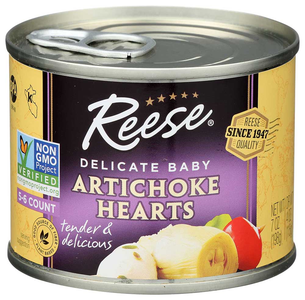 Reese Petite Artichoke Heart, 7 Ounce -- 12 per case.