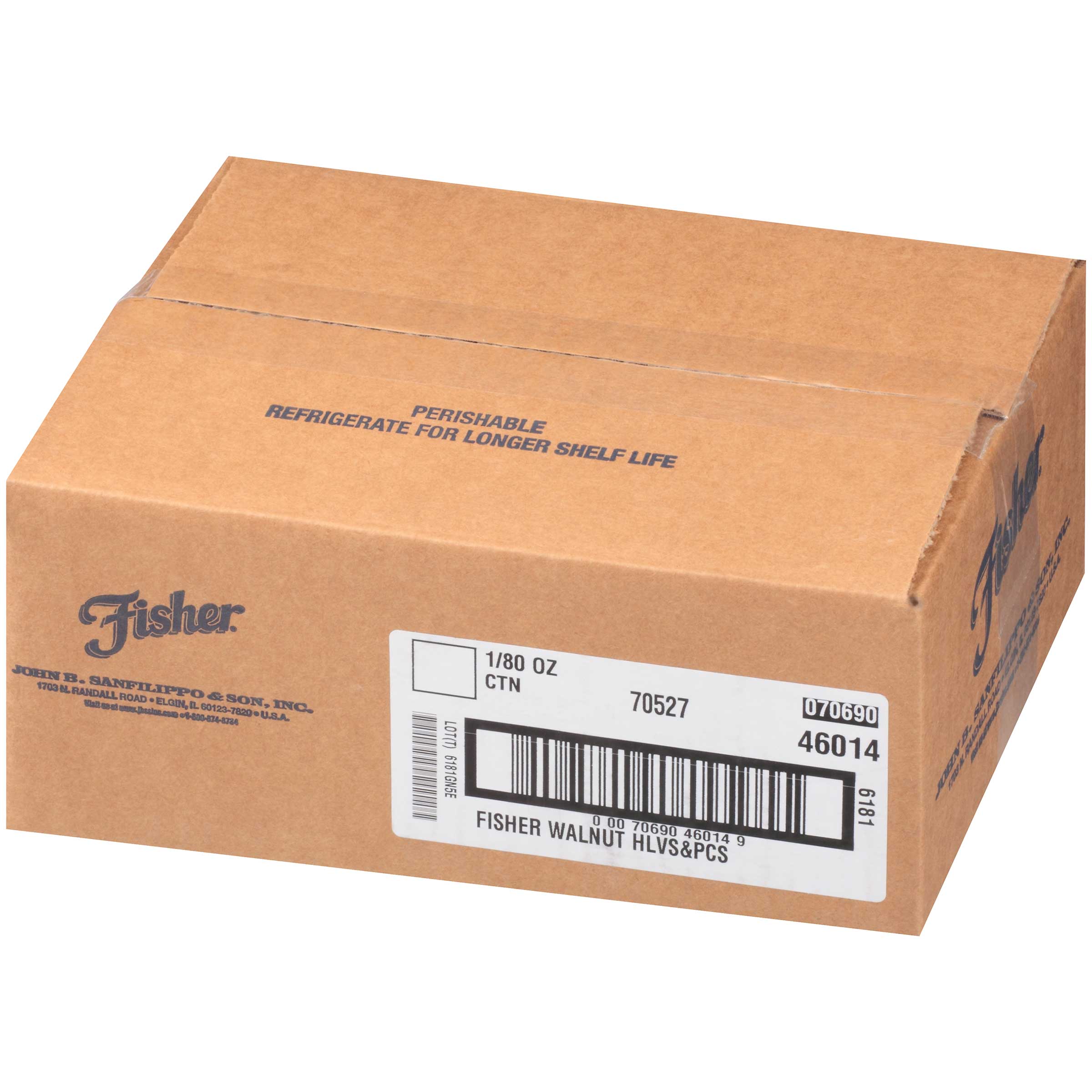 Fisher Halve And Piece Walnut, Combo, 5 Pound