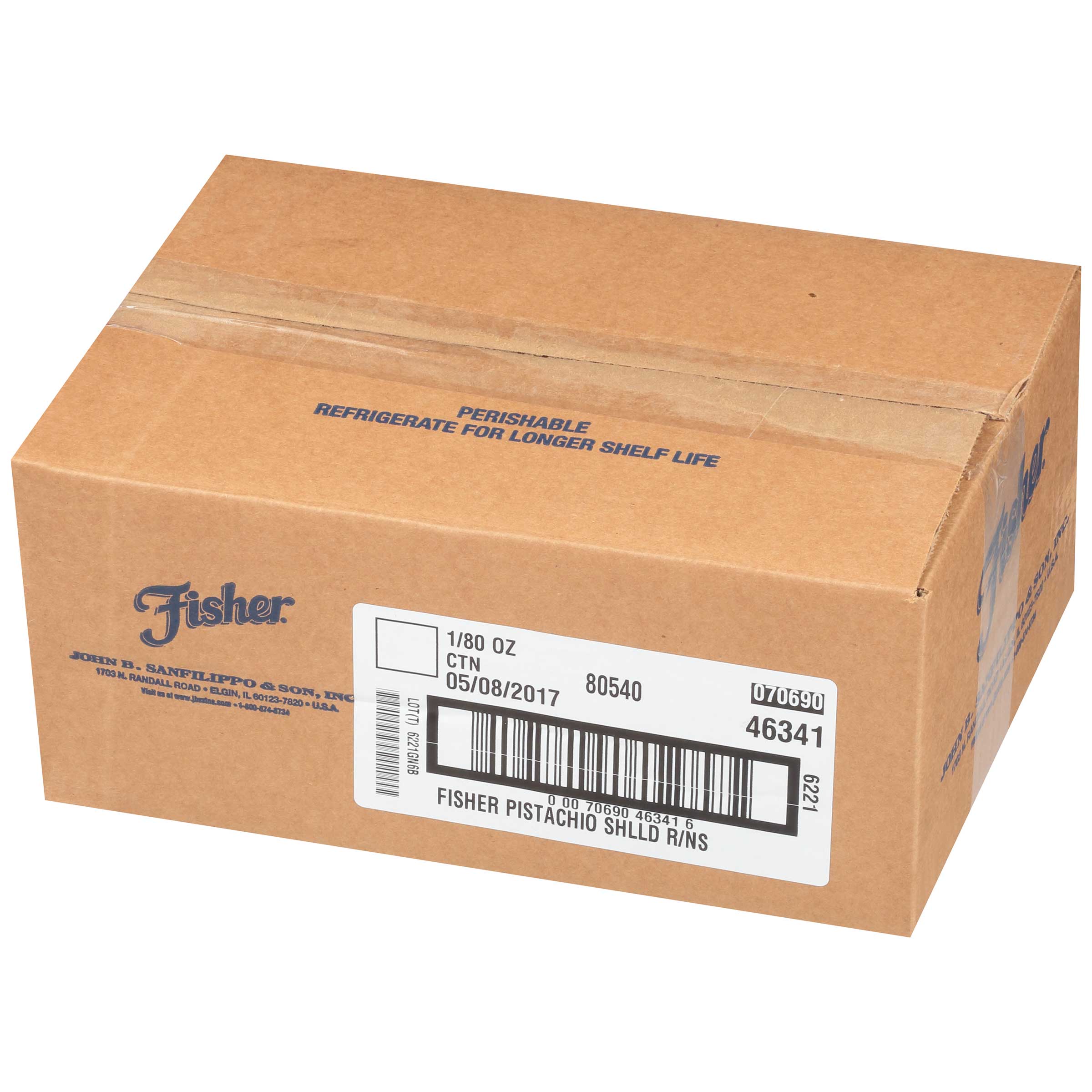 Fisher California Roasted Shelled Pistachio, 5 Pound